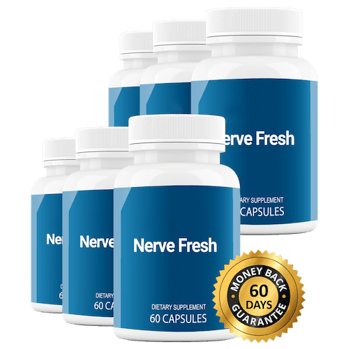 Nerve Fresh six bottles plus 60 days money back banner